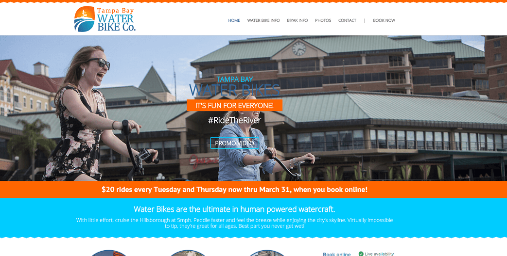 Tampa bay water bikes online